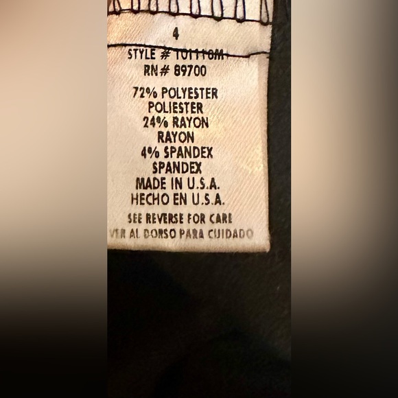 Madison Leigh Black Sleeveless Studded Metal A Line Above the Knee Dress Size 4 - Picture 13 of 14